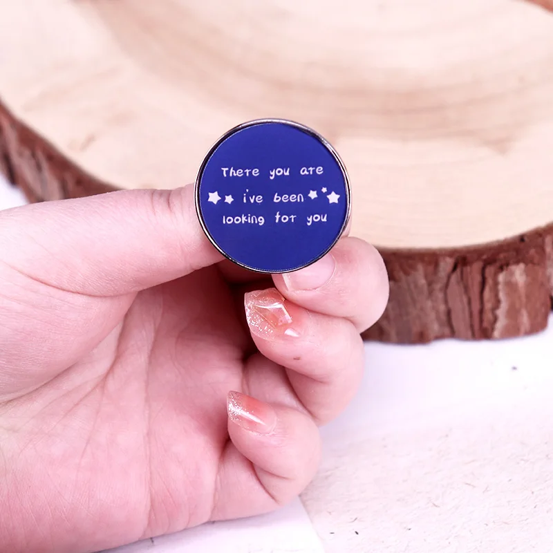 There You Are I've Been Looking For You Button Pin ACOTAR Rhysand Quote Badge view 3