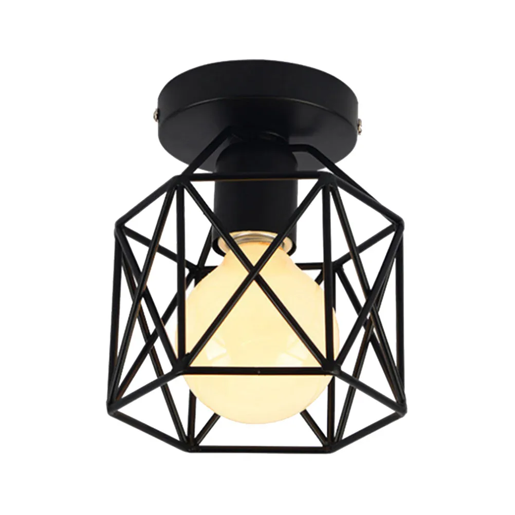 

Creative Iron Ceiling Light Industrial Style Corridor Lamp Ceiling Light Fixture for Living Room Bedroom Hallway