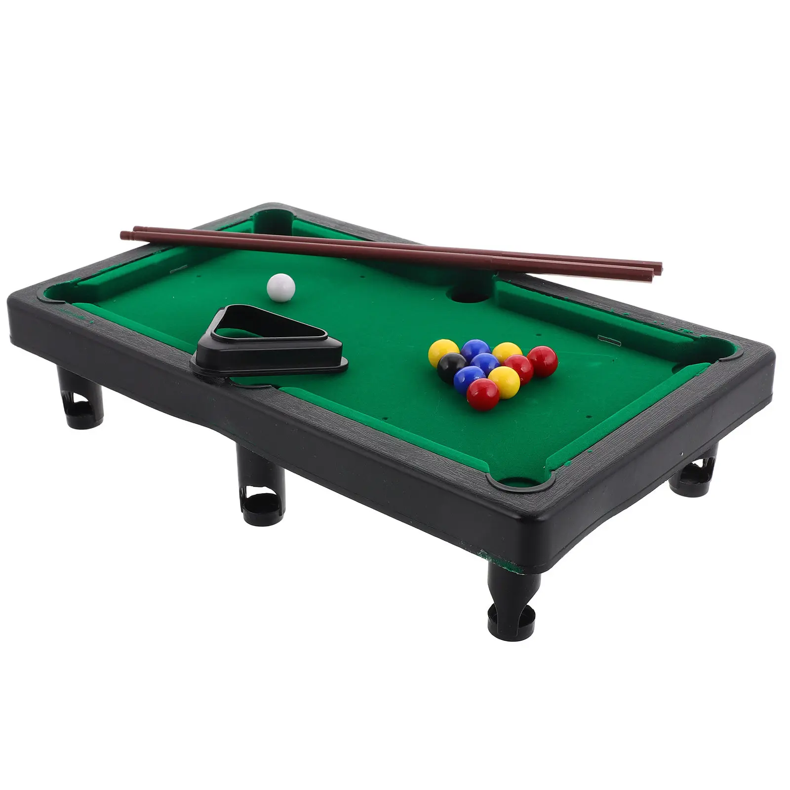 

1Set Miniature Billiards Table for Portable 's Pool Table Compact Sturdy Design Handeye Coordination Indoor Outdoor