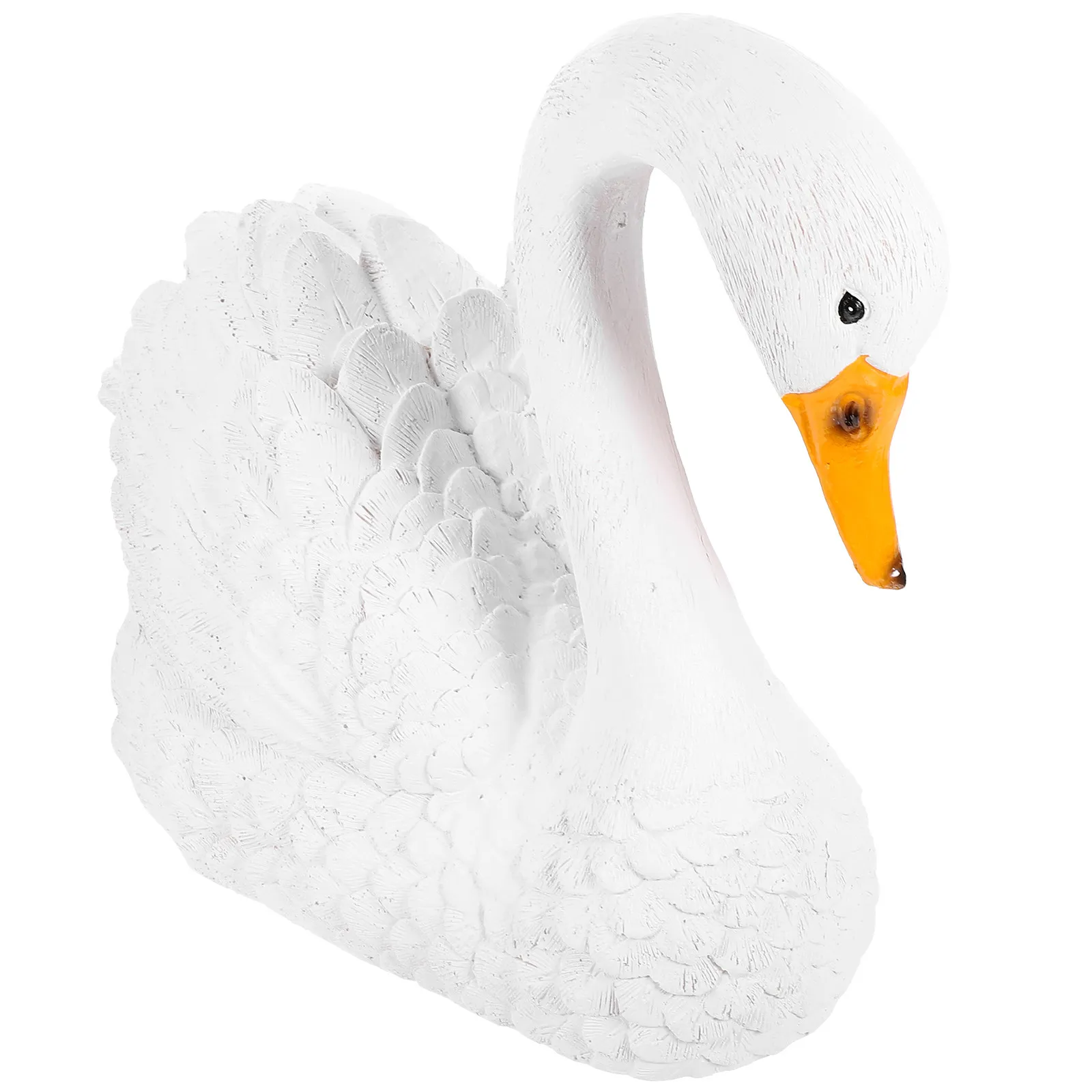 

Swan Desktop Decoration Resin Material Unique Floating Design for Room Decor Office Desk Accessory Tabletop Swan Sculpture