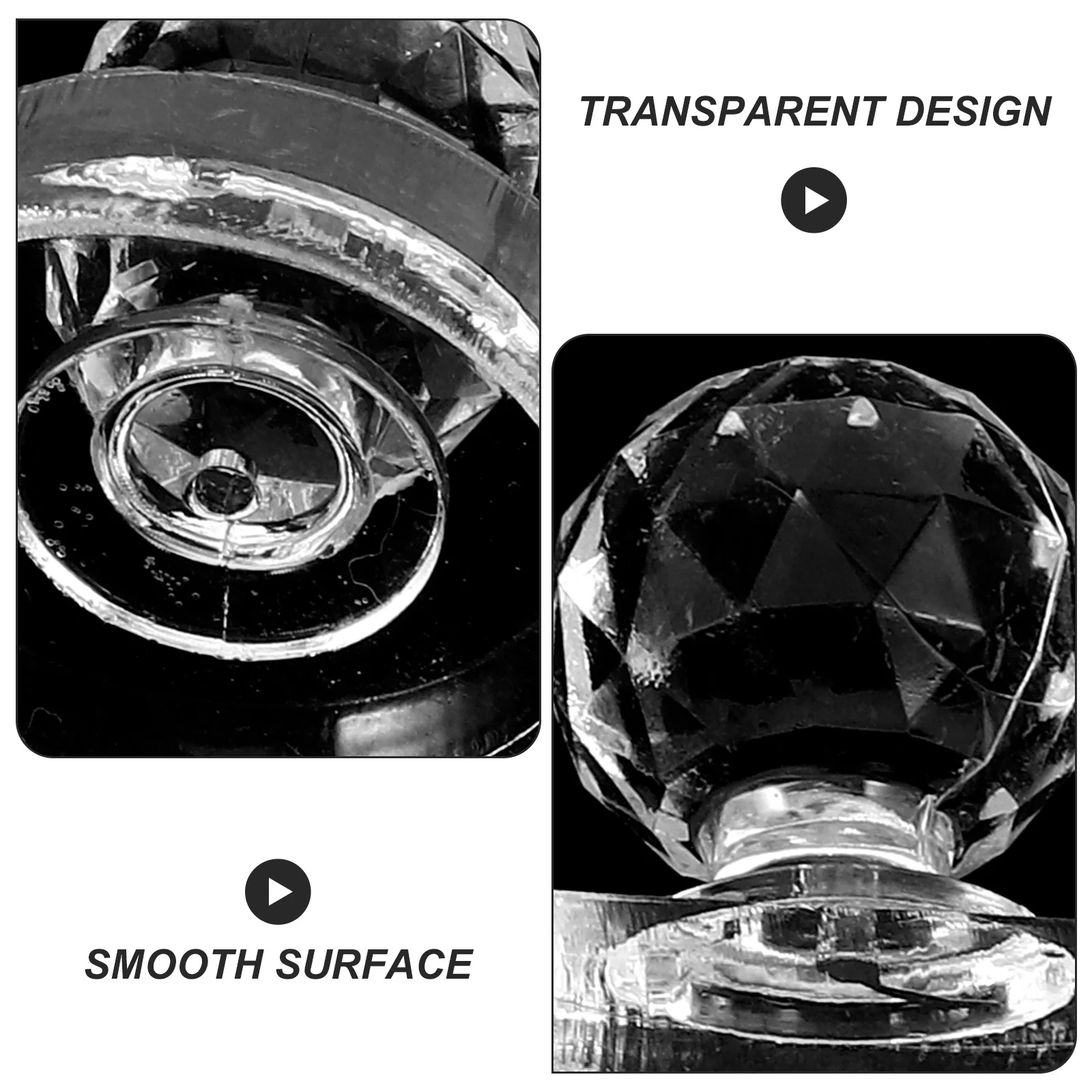 Moule à pression en acrylique pour fard à paupières, tampon de Blush, bricolage, tampon de réparation, outil de maquillage, accessoire de joint d'ombre à paupières, 3 pièces