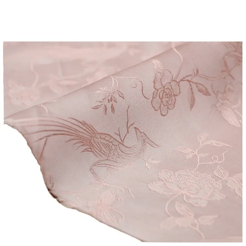 Silk Sambo satin jacquard fabric Hanfu cheongsam Chinese-style fashion designer