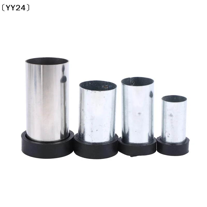 1PCS Aluminum Casting Flask With 1 Rubber Sprue Base 20/25/30/35mm Plaster Mold Processing Tools For Jewelry Making〔YY24〕
