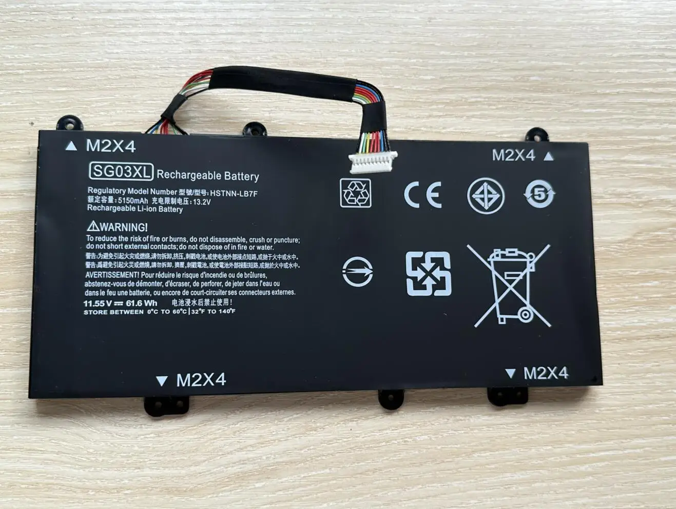 SG03XL Battery for Hp Envy 17-U273CL 17-U011NR 17-U108CA 17-U110NR 17-U163CL W7D93UA W2K88UA W2K86UA 11.55V 5150mAh/61.6Wh