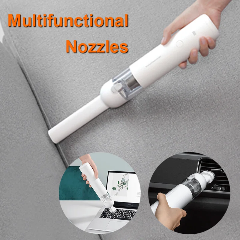 Xiaomi Portable Handheld Vacuum Cleaner 13000Pa 2 Gear Cordless Multifunctional Nozzle Dual Filtering Home Car Dust Catcher