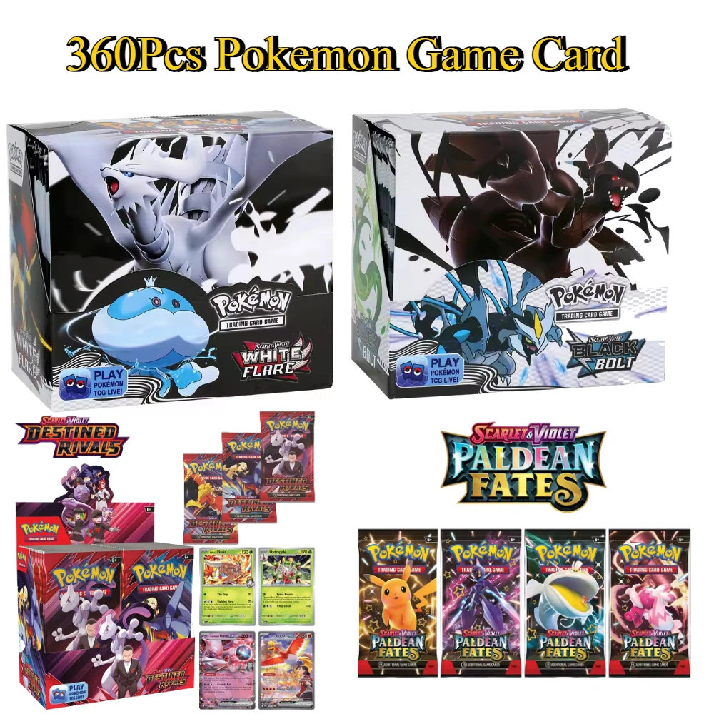 360 وحدة/حافظة بوكيمون القرمزي والبنفسجي 151 بريزم مقياس الانصهار سترايك الإنجليزية الداعم معركة المعاملات كرت هدية الهالوين #5
