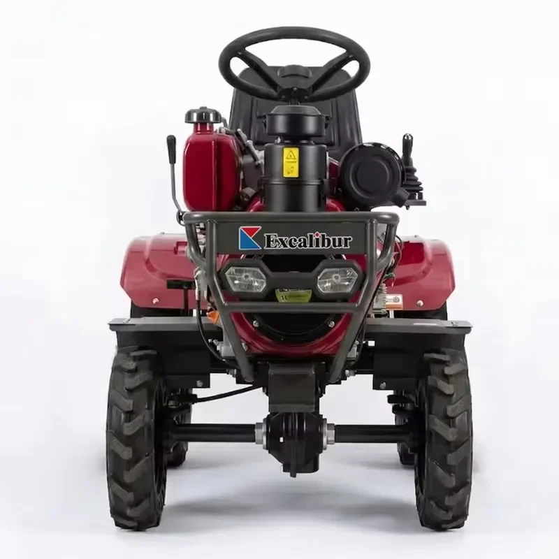 Excalibur 1350mm Wide Working Width Ride-on Power Tiller Diesel Farm Cultivator with 40 Blades