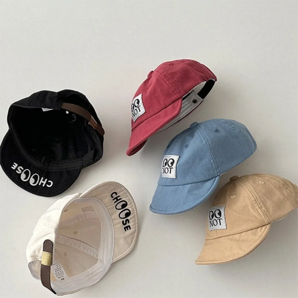 

New Cartoon Children Sun Hat Cotton Funny Eyes Baseball Hat Sun Protection Infant Cap Boys and Girls