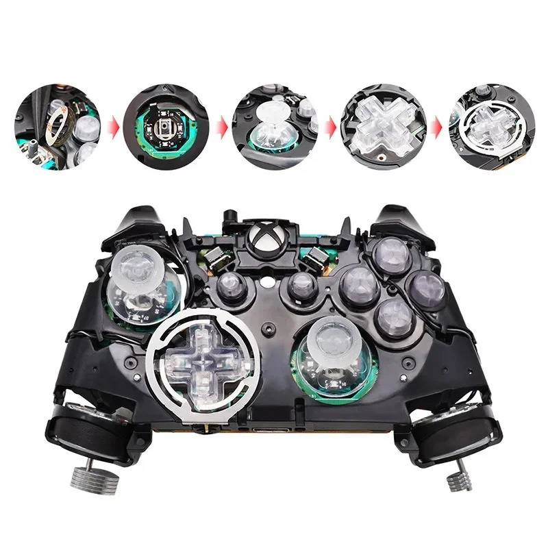 Contrôleur de jeu sans fil multicolore, plateau lumineux LED Shoous modifié, carte émettrice de lumière pour XBOX ONE S, 2024