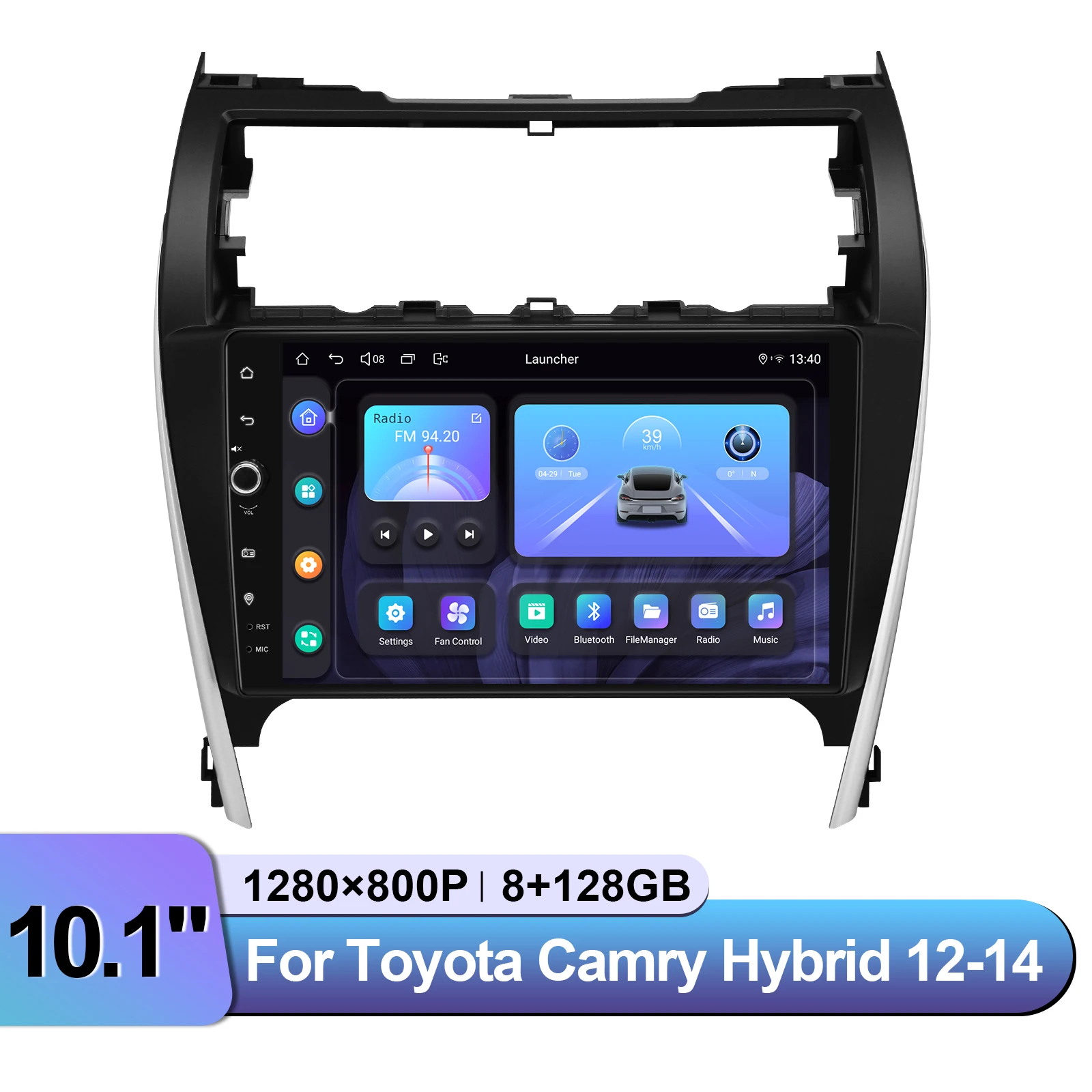 

JOYING 10"Car Multimedia Radio Stereo System Android Auto Carplay For TOYOTA CAMRY Hybrid 2012-2014 Support OEM JBL Camera