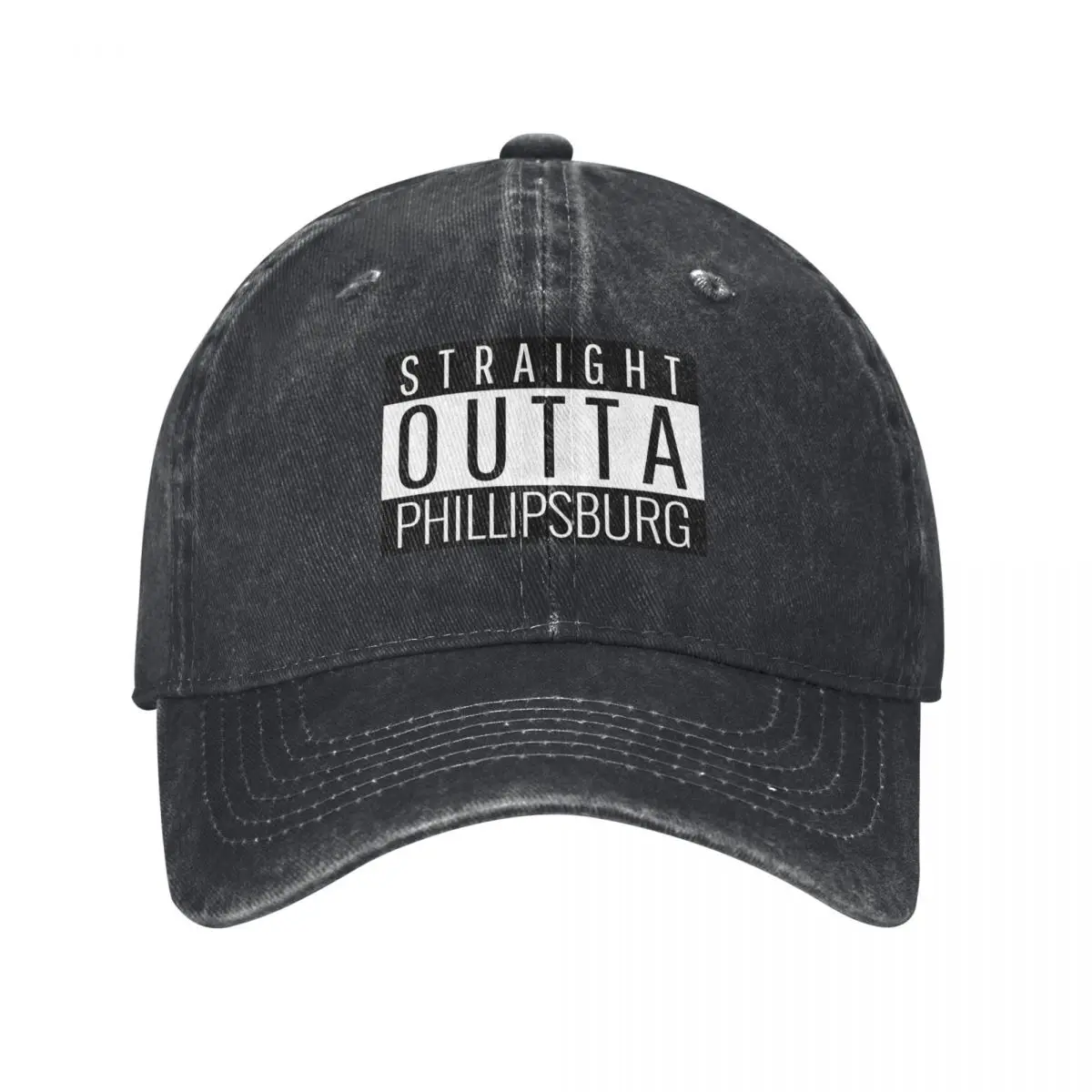 Straight Outta Phillipsburg New Jersey Baseball Cap Anime Hat sun caps Rave |-F-| Male Women's