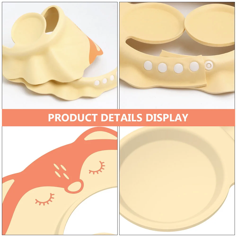 

2pcs Premium Bath Shampoo Caps Adjustable Bathing Visor For Kids Ear Eye Protection Haircut Hat Bathing