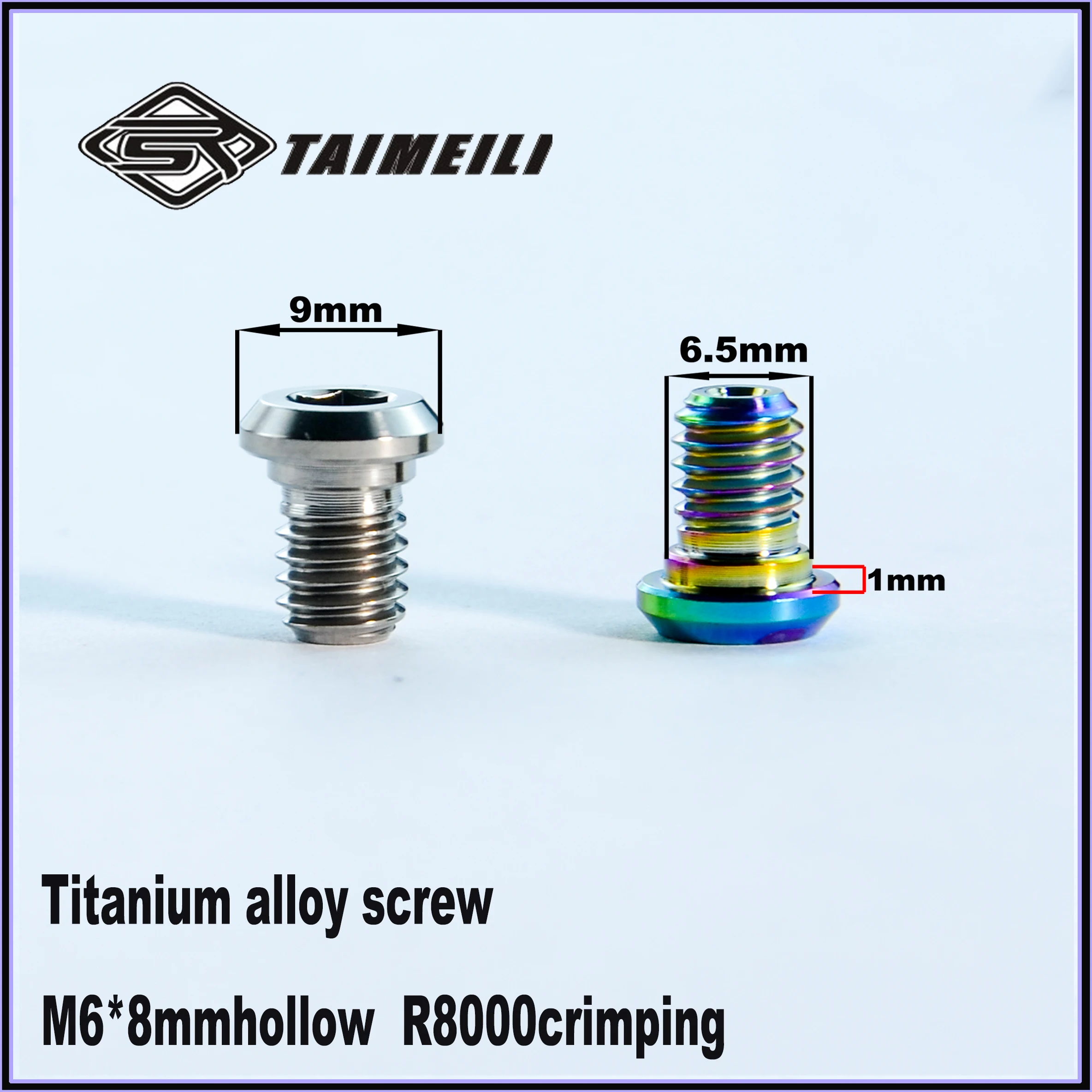 TAIMEILI titanium alloy screw bicycle speed change locking screw r8000 lock wire modification and repair