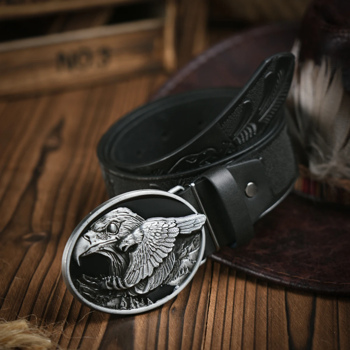 Ein lässiger, individueller Retro-Gürtel, Kleidungsaccessoire im Western-Stil, Metallschnalle, PU-Gürtel, geeignet für Männer und Frauen. – Detail 6