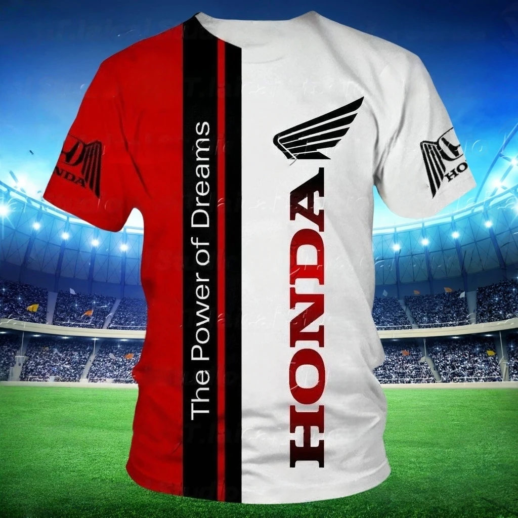 

2025 Honda Motorcycle Summer Competition Racing Suit Adult Quick-Drying T-Shirt Comfortable Casual Short Sleeve Breathable