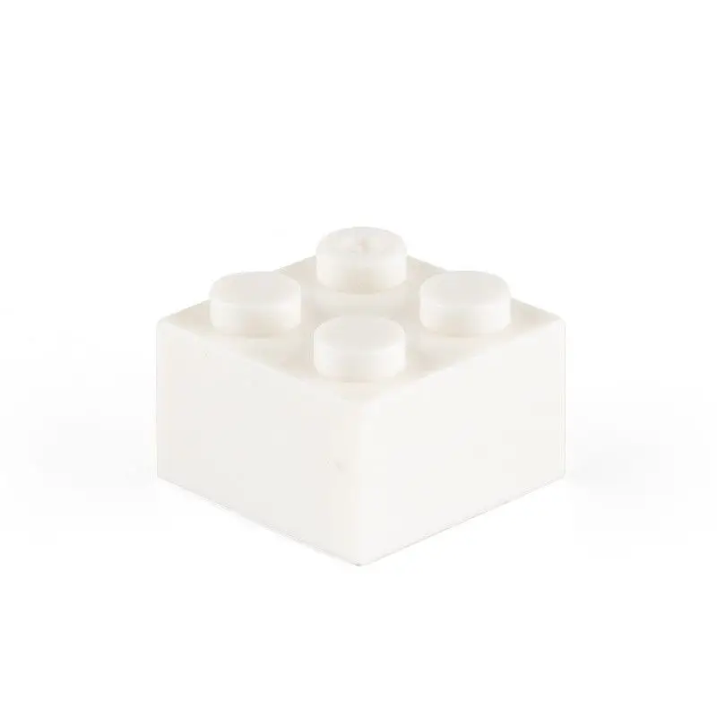 Base de bloques de construcción de partículas pequeñas, modelo blanco MOC, accesorios de construcción DIY, compatible con piezas a granel de ladrillo