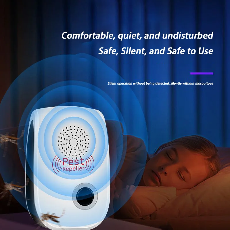 Safe Ultrasonic Pest Repellents Mouse Cockroach Mosquito Insect Repeller Effective Essential For Home Summer Pest Exterminato 