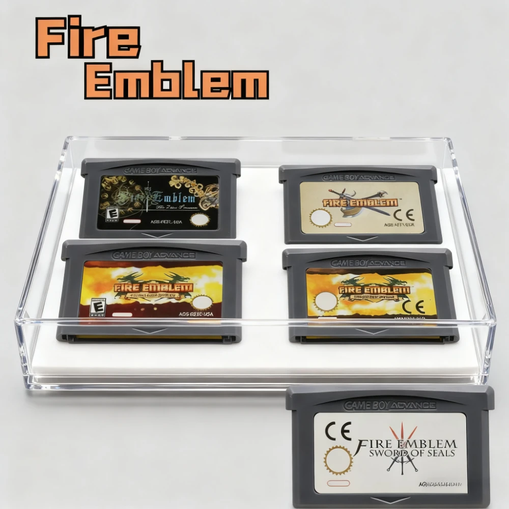 

Игровая карта серии Fire Emblem для GBA, 32-битная игровая консоль, картридж для видеоигр Sword of Seals, Binding Blade, The Sacred Stones для GBA/NDS
