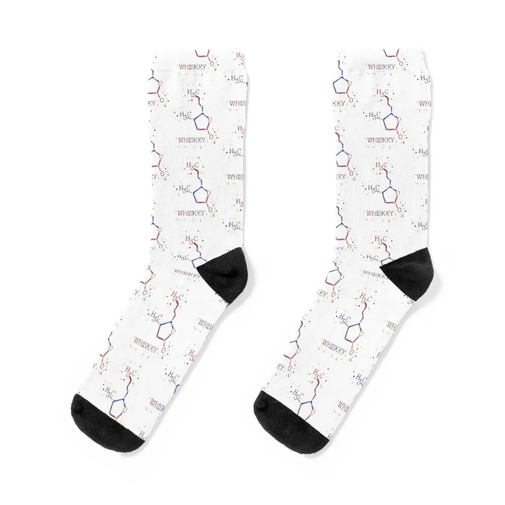 

Whiskey molecule Socks warm winter japanese fashion Men's Socks Luxury Women's