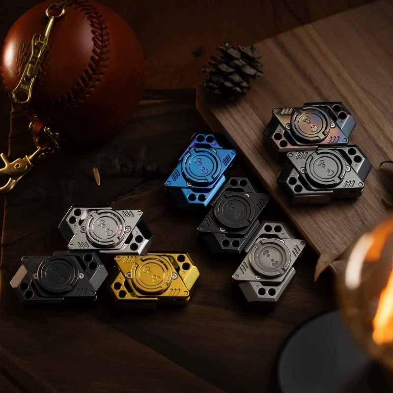 Jingzhe EDC المعادن الميكانيكية المفتوحة درع جيروسكوب الإصبع المعادن العصرية اللعب الضغط سطح المكتب لعبة هدية