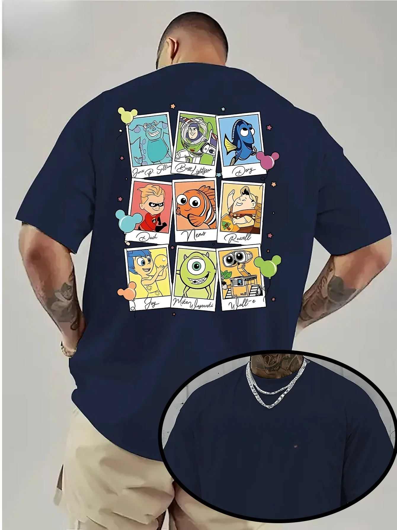 المربى P Sin متنفس الاندفاع الليمون الصدأ العسكرية Legislator نمط مطبوعة الرجال الشارع موضة 2026 تي شيرت رياضي غير رسمي #3