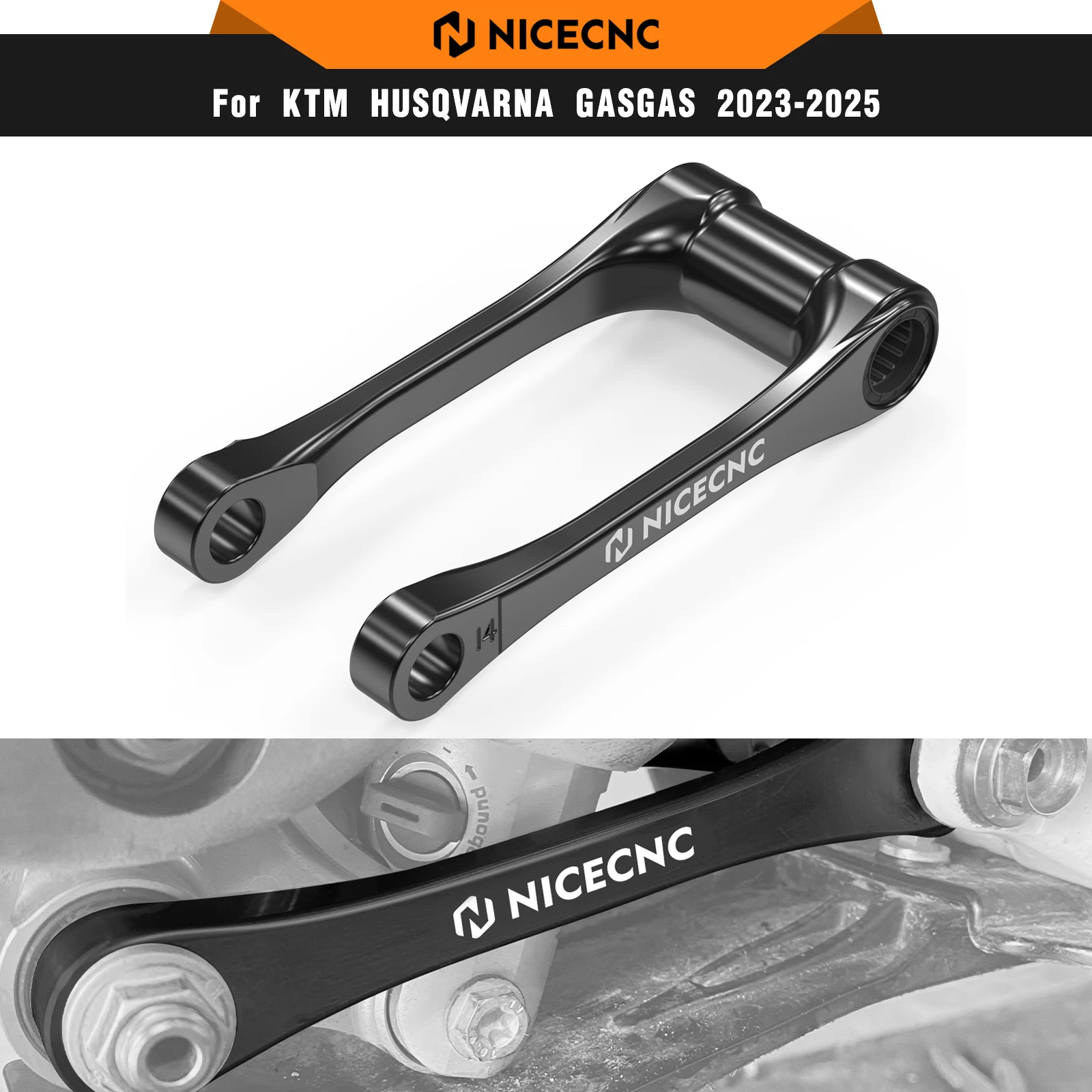 NICECNC For KTM SX 125 SXF 450 XC XCF 2023 2024 Lowering Link lower 1.5″ For GasGas Husqvarna TE 300 FE 450 GasGas EC 250 EC300