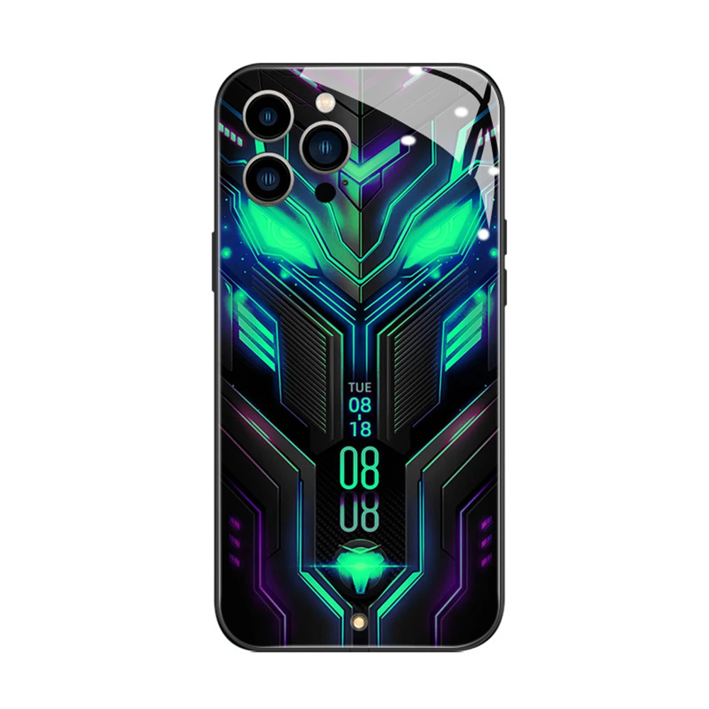2026 Modisches Beliebtes Design Smart LED-Licht Musik Leuchtende Handyhülle für iPhone Air 18 17 16 E 15 14 13 12 11 Pro Max – Detail 13