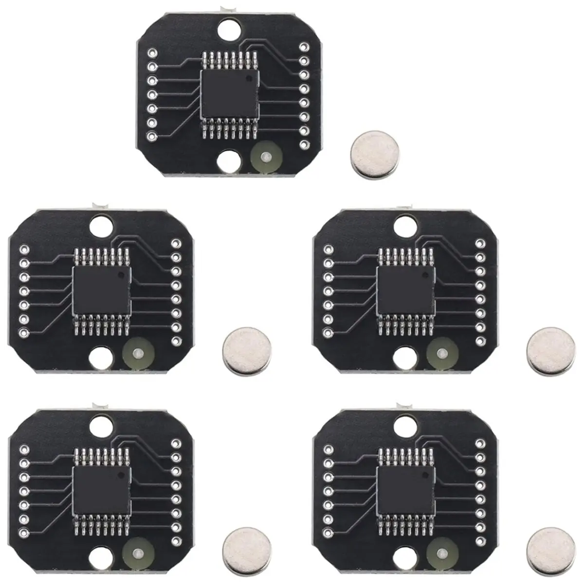 【CYBER MONDAY】5set MT6835 Magnetic Encoder Module PWM/SPI Brushless Motor 21BIT Encoder Can Replace AS5048