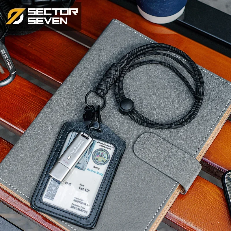 ​SECTOR SEVEN Tactical Lanyard - Badge/ID/School/Campus Card Holder Neck Strap​