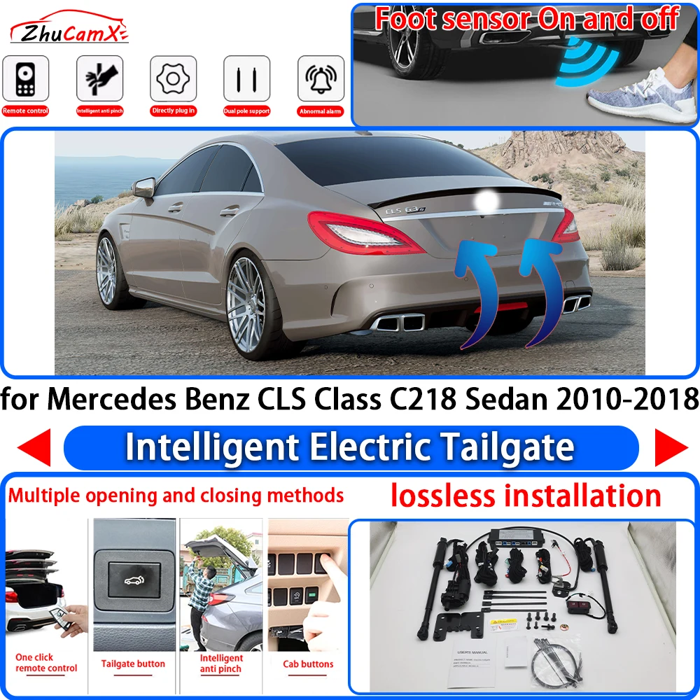 for Mercedes Benz CLS Class C218 Sedan 2010-2018 Power Liftgate Trunk Electric Suction Tailgate Intelligent Tail Gate Lift Strut