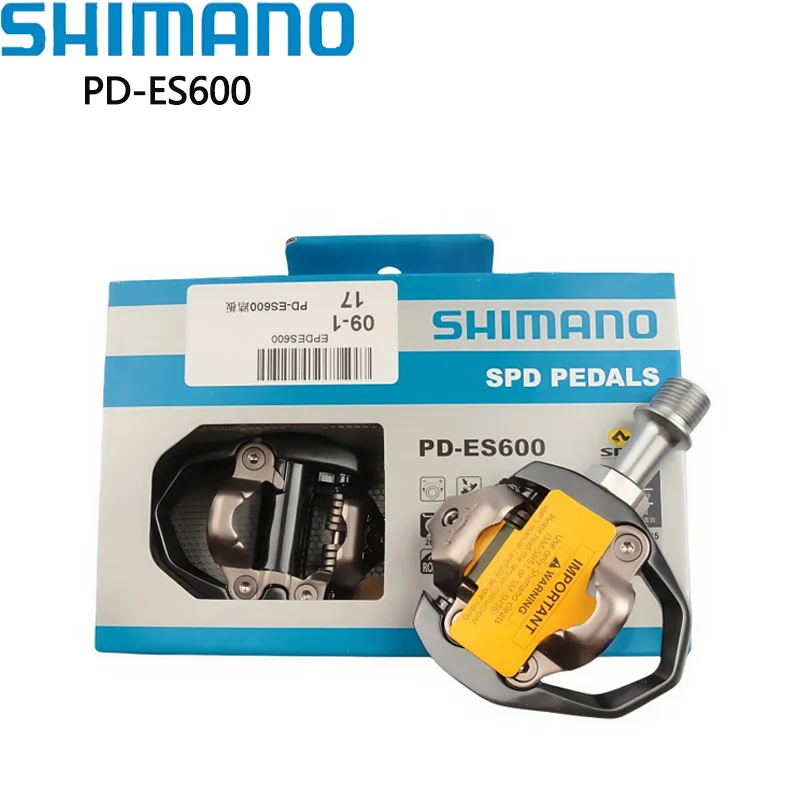 

SHIMANO PD-ES600 Road Bike Touring SPD PedalsSelf Lock Pedal With SH51 Cleats Original Shimano Pedals