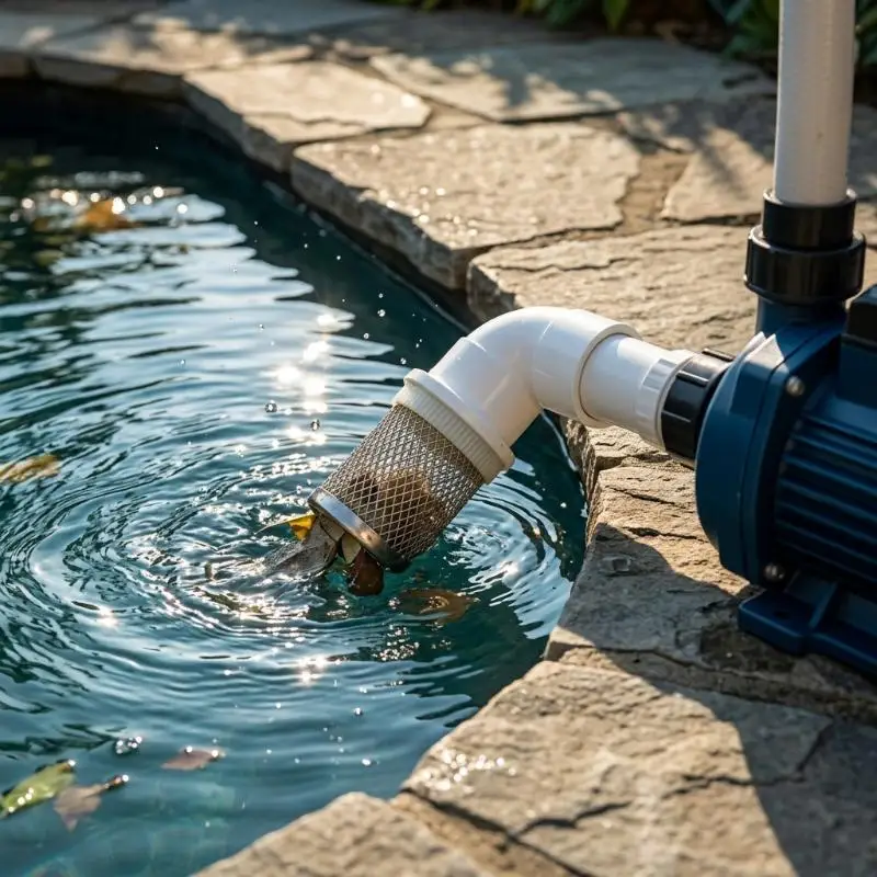 Aquarium Water  Filter Pipe 20-63mm 304 Stainless Steel PVC for Small Tank Water Pump Use