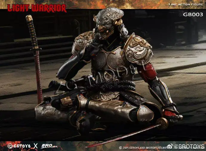 En stock, Brotoys X Gdtoys Gb003 Armor Tekken Light Warrior, figura de acción, modelo coleccionable a escala 1/12, juguete, regalo