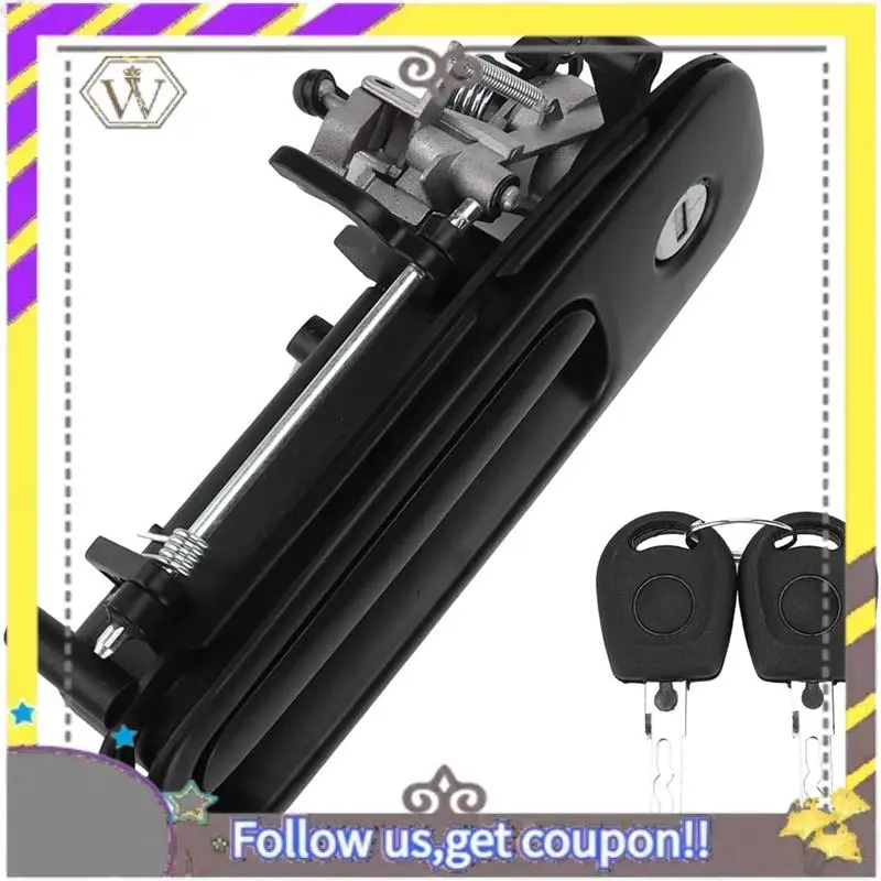 

ABXV-Door Lock Handle Luggage Door Lock Handle For Polo MK3 Golf MK4+2 Keys 1J6827565B