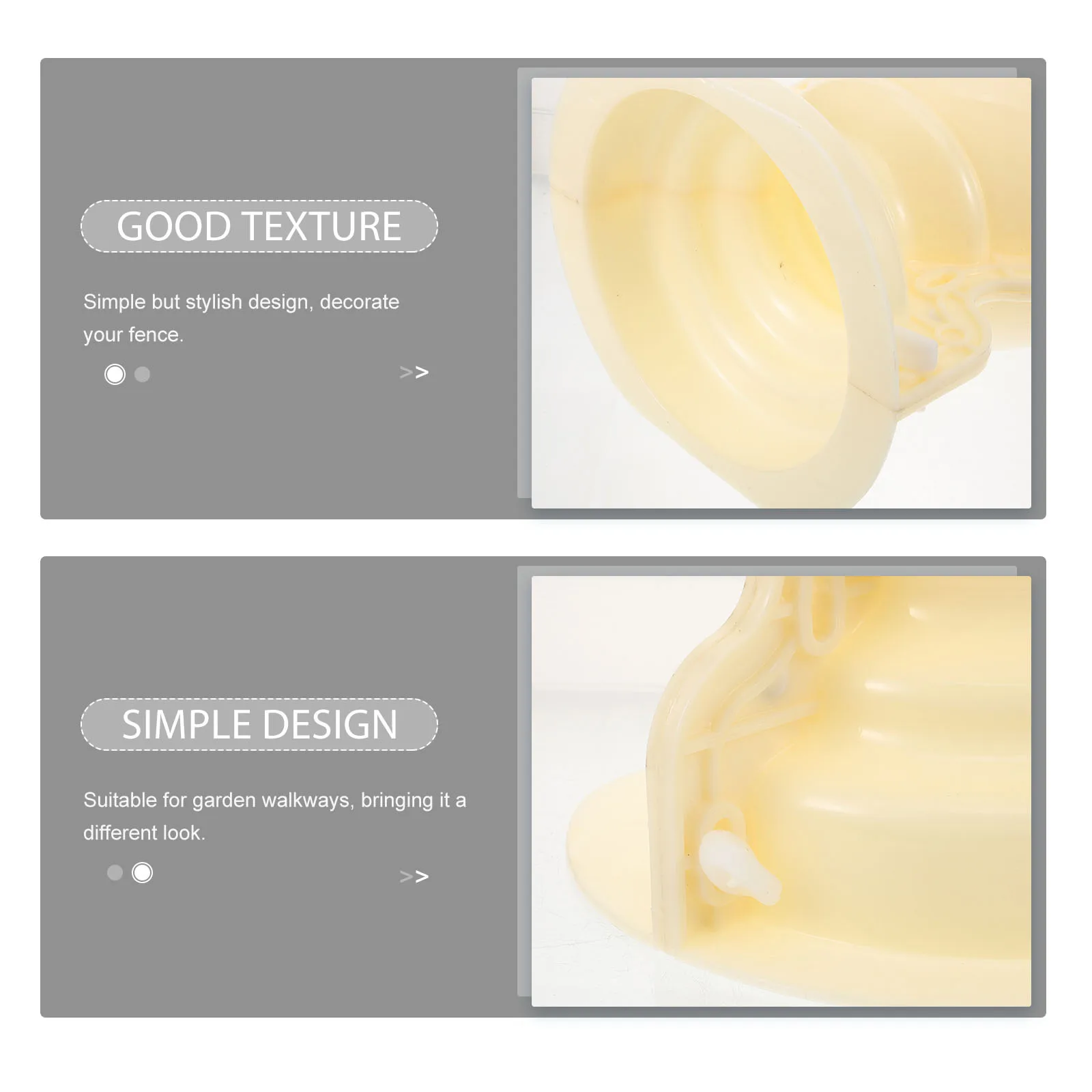 

Sturdy Plastic Diy Mold Ball Shaped Fence Post Cap Balustrade Decor Garden Landscaping Cement Roman Column