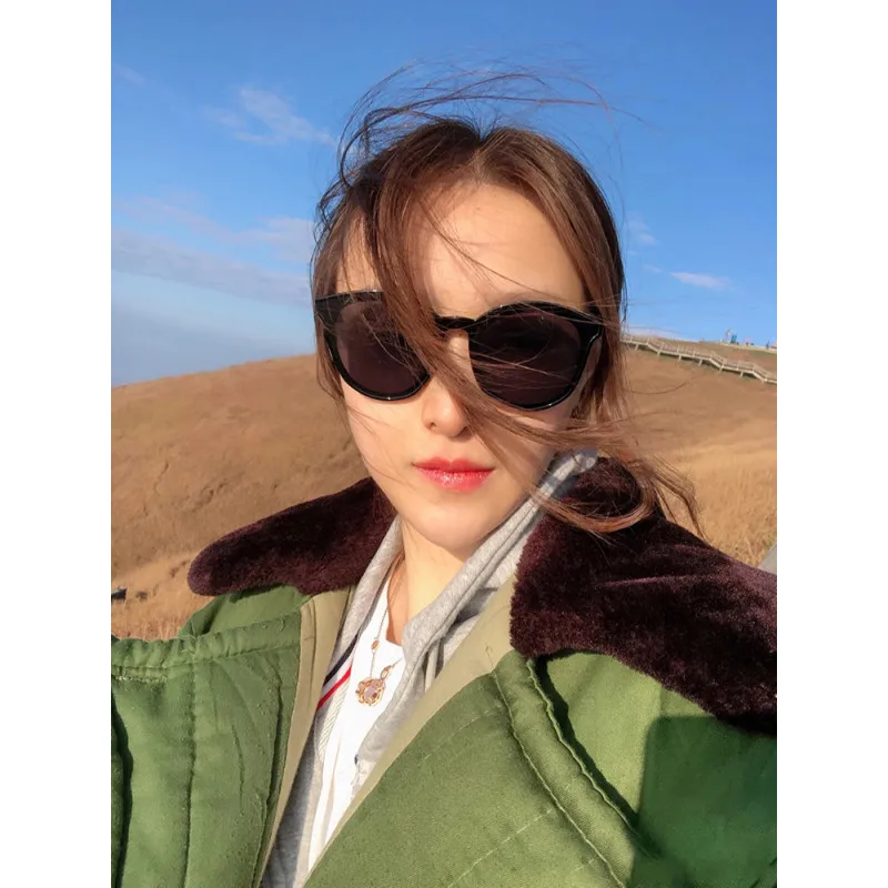 

Зимняя куртка унисекс средней длины с хлопковым утеплителем, теплая, для студентов колледжей, модная верхняя одежда, приталенный крой