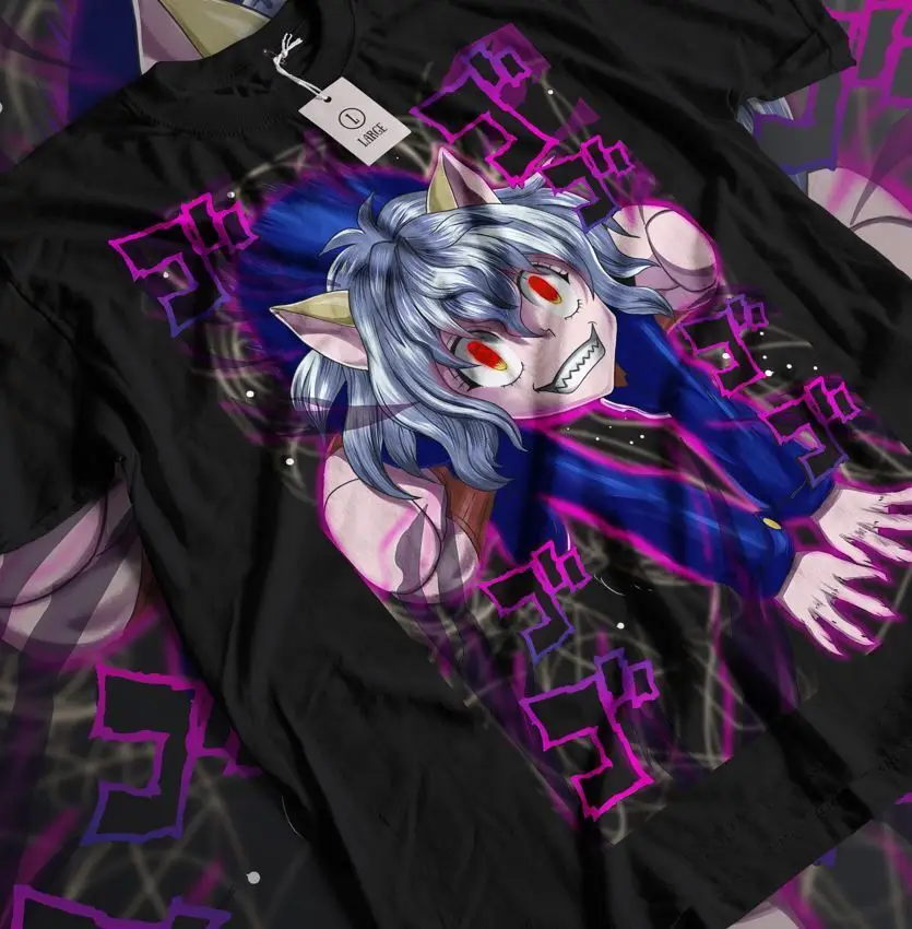 Neferpitou T-Shirt Hunter X Hunter Manga Strip HXH Anime Tshirt Tee All Size