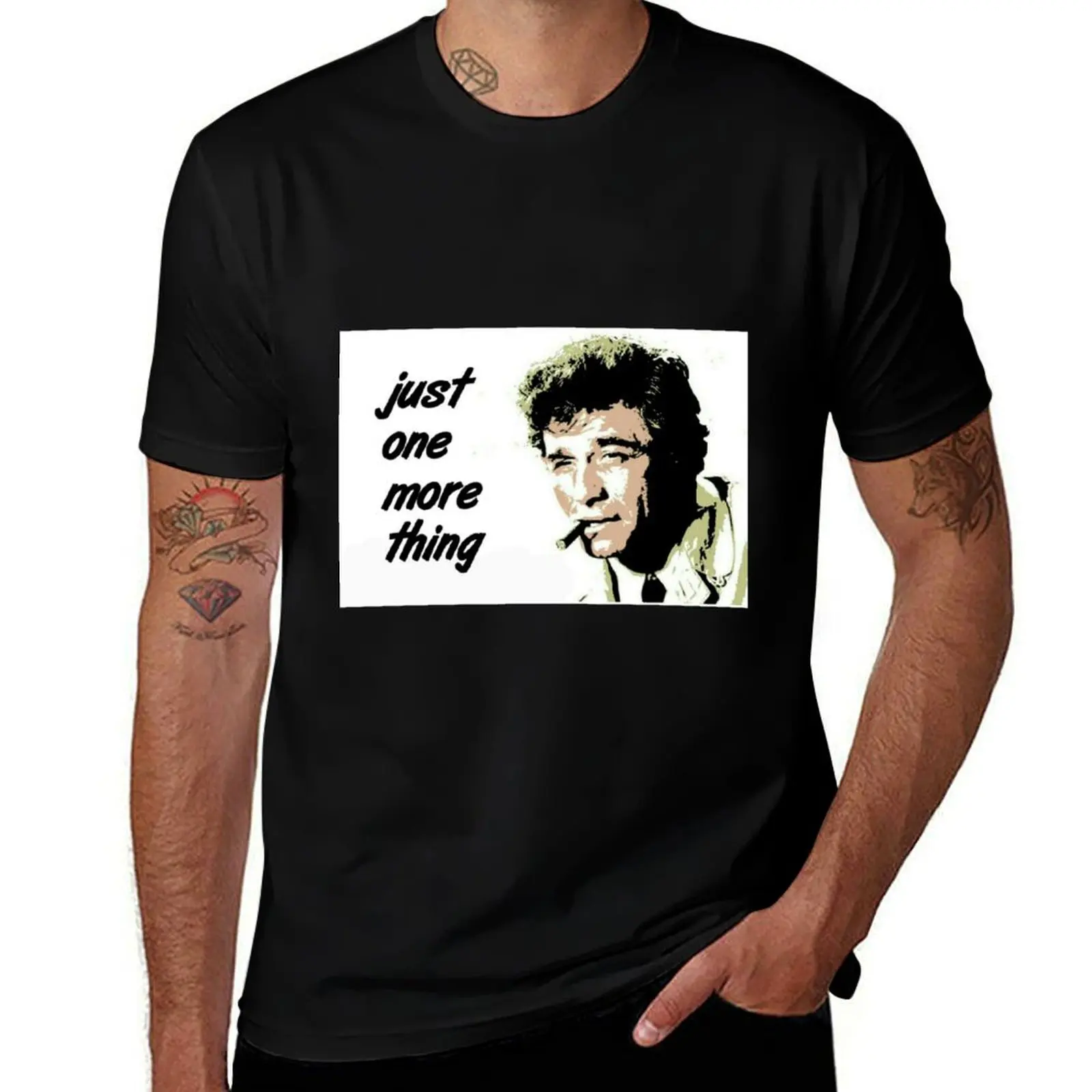 Columbo T-Shirt Big and Tall Crew Neck Tee T-Shirt