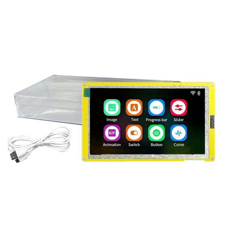 โมดูล ESP32-S3 Flash Smart Display MCU WIFI Bluetooth ขนาด 7 นิ้ว 800x480 TN (ไม่มีระบบสัมผัส)