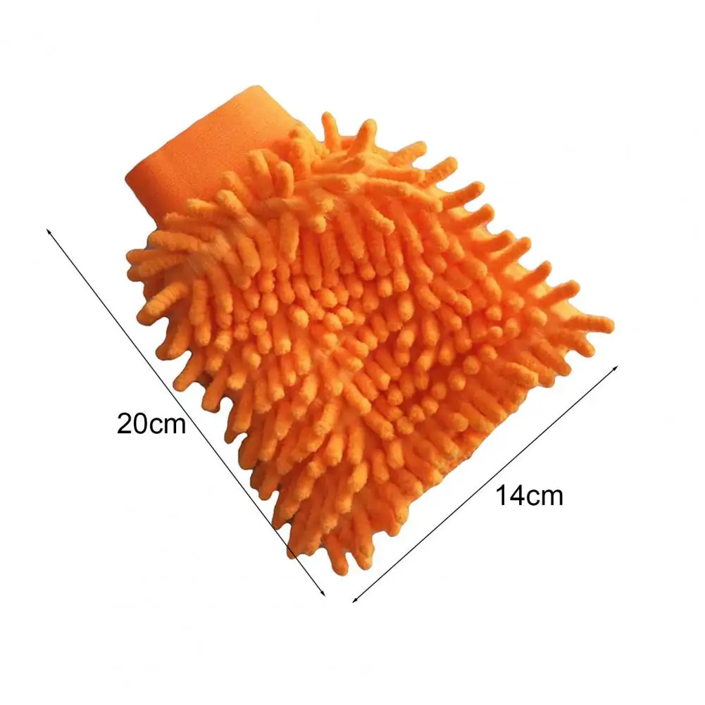 20*14cm Autowashandschoen Niet-pluizend Zeer absorberend Hoge dichtheid Vuilverwijdering Niet-schuurmiddel Machinewasbaar Autopoetsmiddel Veeg