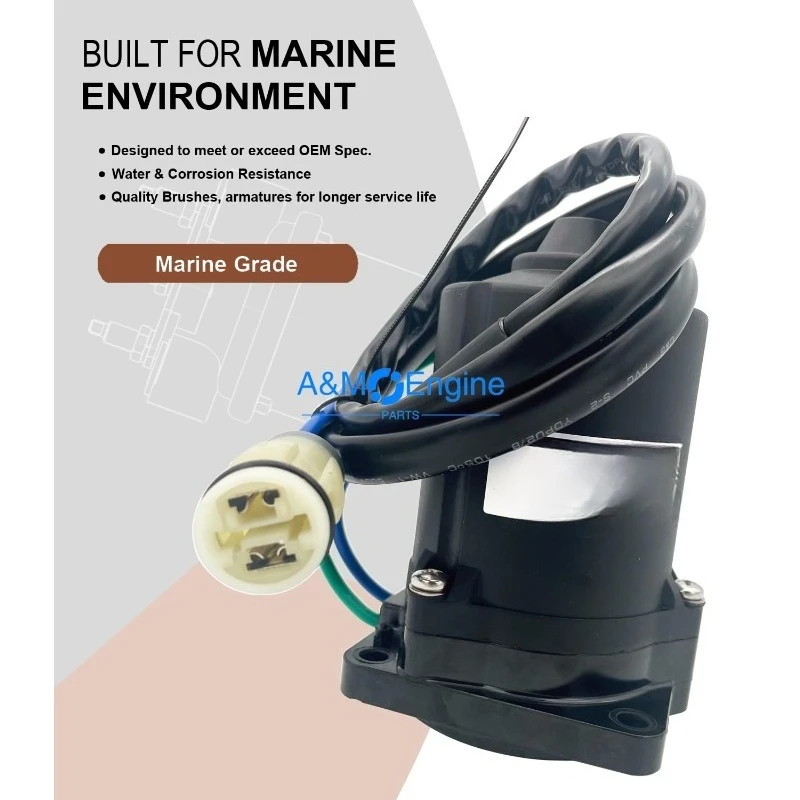 Power Tilt Trim Motor 38100-88L12 38100-88L11 fits for Suzuki Outboard Four Stroke DF40 DF50 DF60 Year 2010 Replaces 38100-88L00