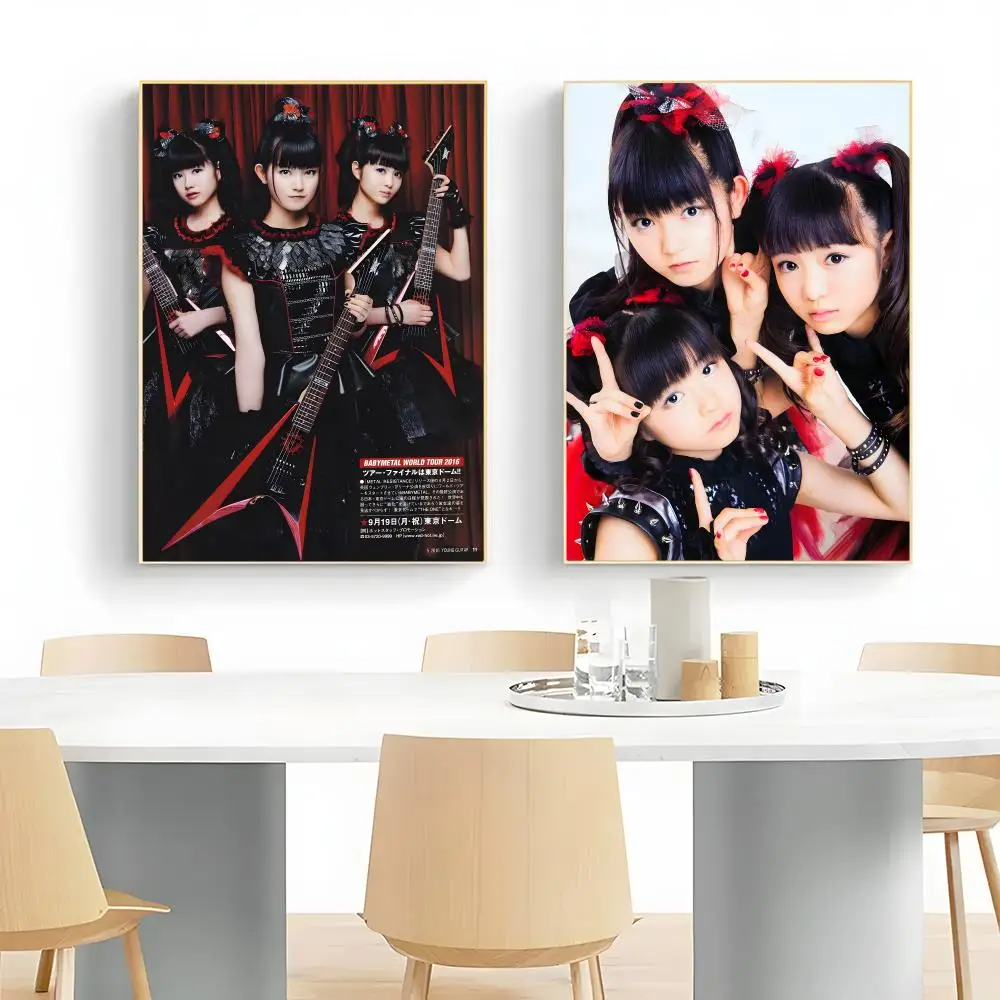 Heavy Metal Band B-BABYMETAL Poster Wall Art Print Decorative Mural Home Decor Gift Unframed