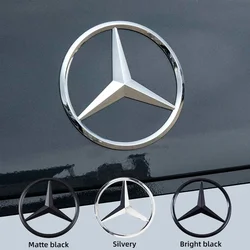 9cm ABS Car Rear Decal Trunk Emblem Sticker per Mercedes Benz S320 W164 W203 W204 W168 C180 E320 A200 CLA CLK CLS ML