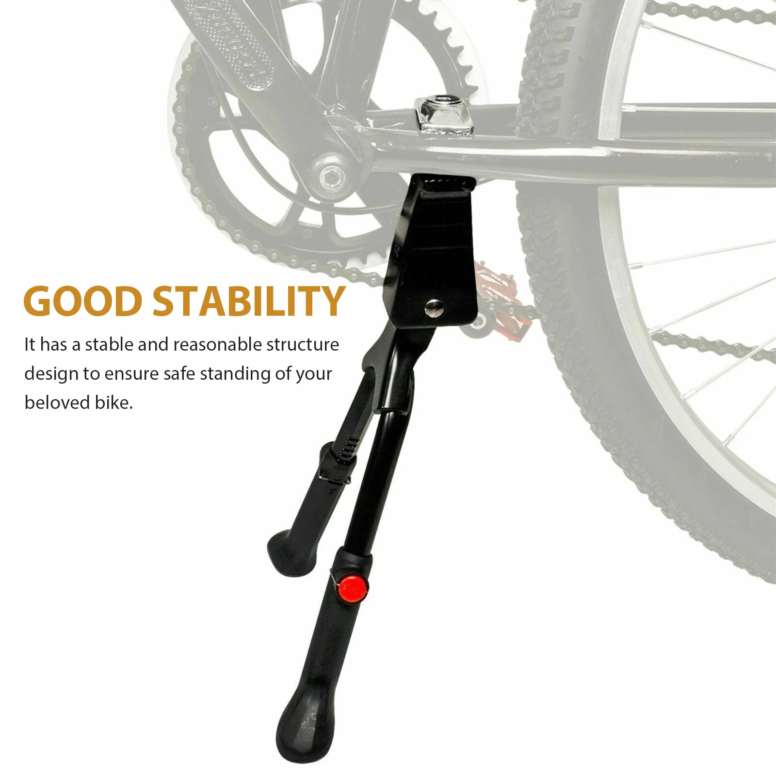 

Practical Bike Kickstand Double Leg Metal Bicycle Support Stable Design for Mountain Sports Bikes Mountain Bike Kickstand