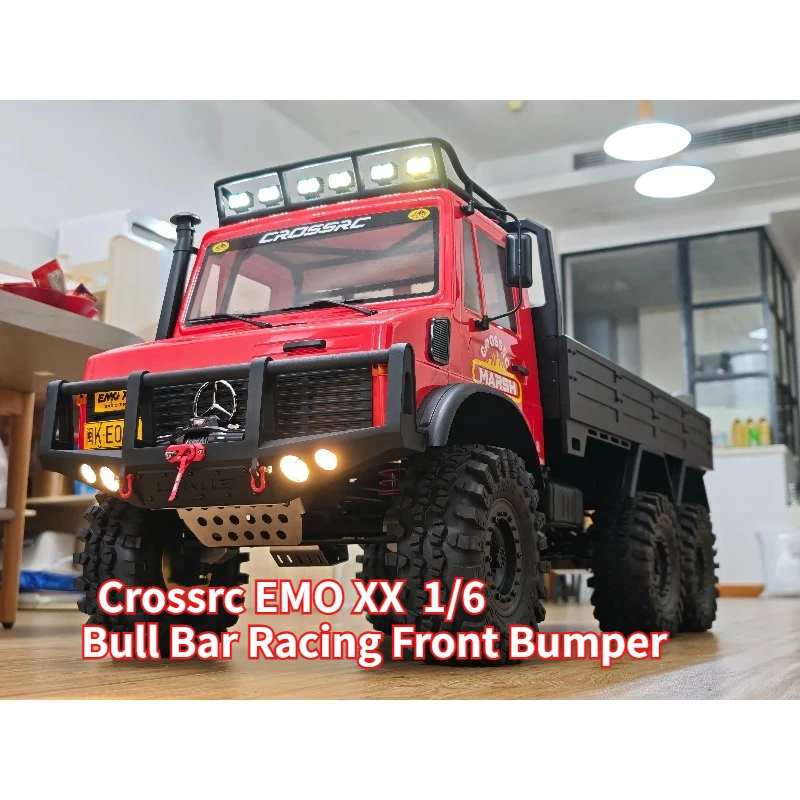 

Nylon Injection Front Bumper for Crossrc EMO XX 1/6 RC Crawler Car Upgrade Stygimoloch Brontosaurus Off-Road Truck Bull Bar