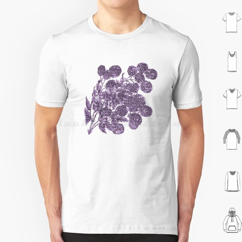 Pastel T Shirt 6xl Cotton Cool Tee Pastel Floral Purple Nature Natural Fruit Colors Colours Summer Health Beautiful