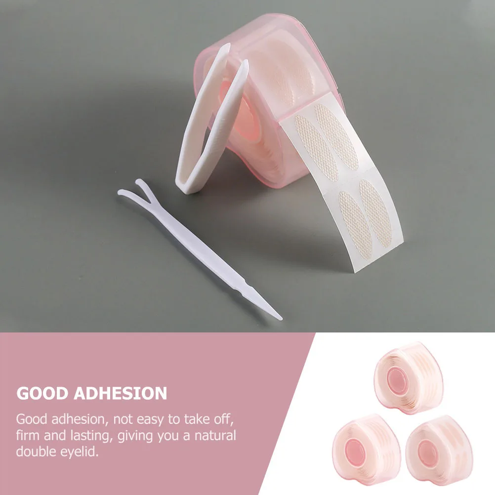 3 قطعة شريط الجفن المزدوج الطبيعي الدانتيل الجفن ملصق طويل الأمد التصاق العين الجمال أداة الجلد الحساس مقاوم للماء هدية فكرة #5