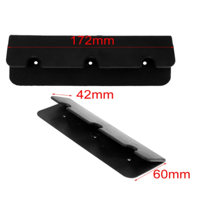 ISURE MARINE 2-Piece Rubber Boat Inflatable Boat Seat Hook PVC Yacht Canoe Seat Hook Clip Bracket Black Gray