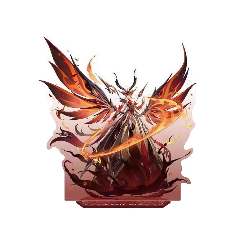 Game Genshin Impact Arlecchino Il Dottore Beelzebul Cosplay Acrylic Stand Cartoon Figure Standing Plate Collect Desktop Decorat
