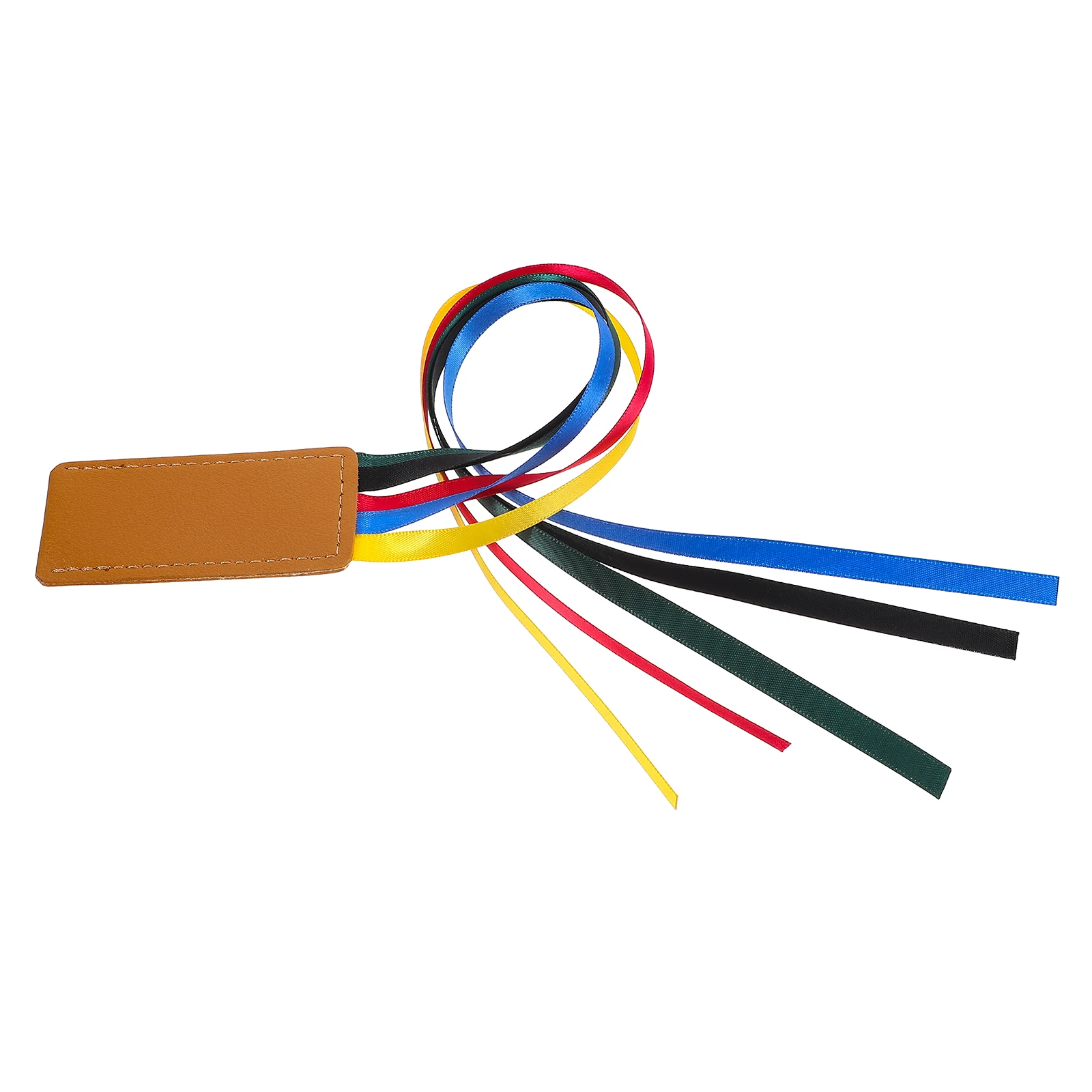 

3pcs Ribbon Bookmark Colored Page Markers Pu Smooth Skin-Friendly Reading Accessories Book Tabs Students Gift